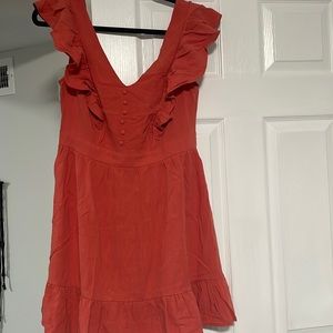 Cupshe Querim Red Backless A-Shape Dress
